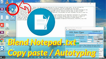 How to copy paste in Blend Notepad | JPEG to Blend Notepad Conversion Autotyper #blendnotepad