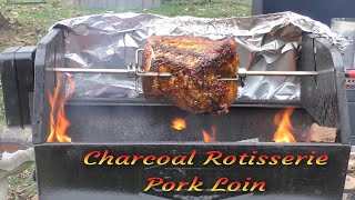 Charcoal Rotisserie Pork Loin
