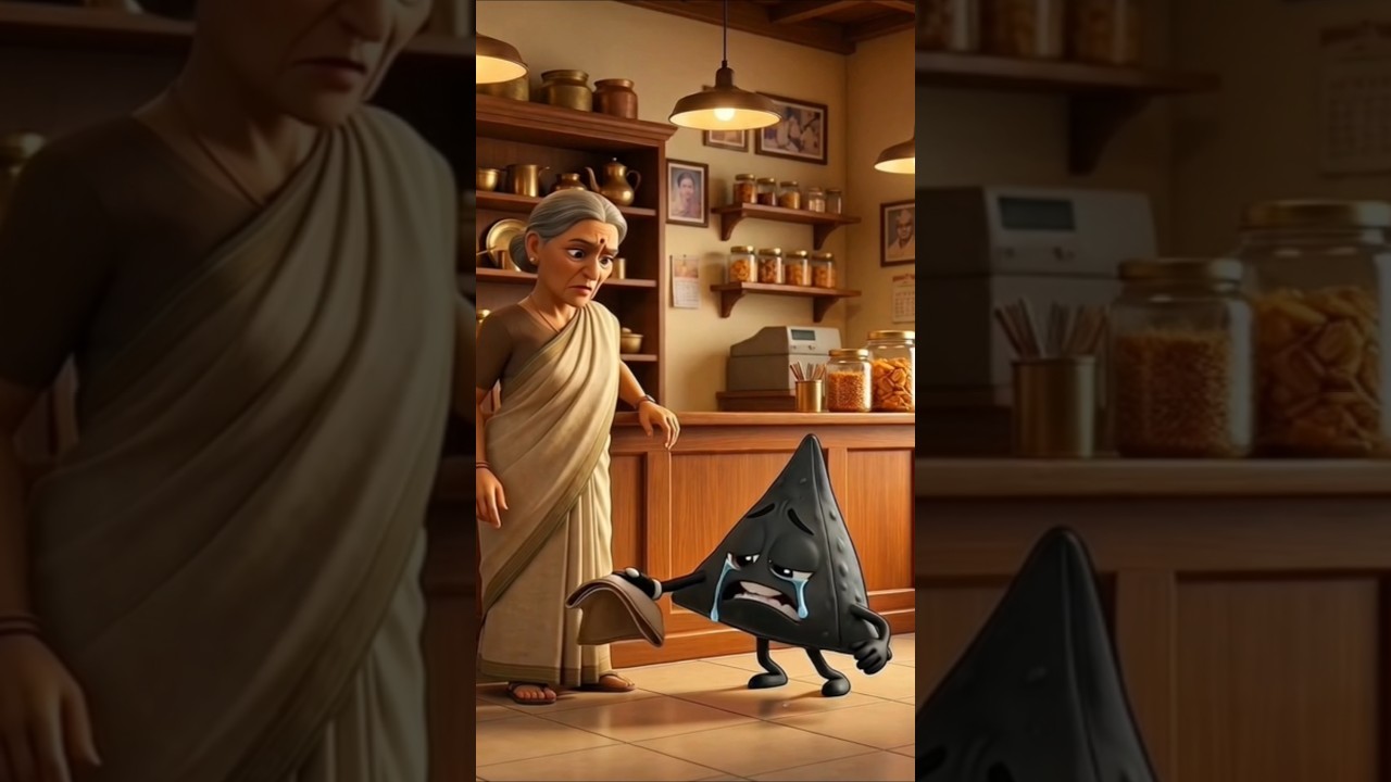The Black Samosa Everyone Hated Became a Hero 😢🔥 | Emotional 3D Cartoon Moral Story | AI Short
