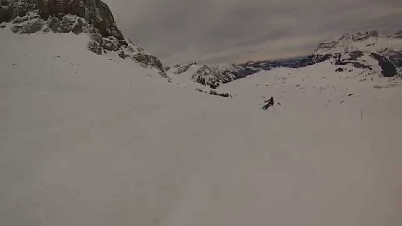 Engelberg Jochpass speed skiing (GoPro)