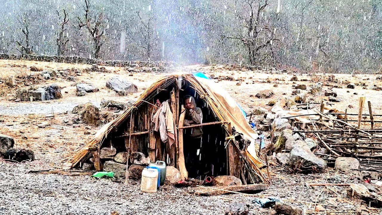 Most Relaxation Himalaya village Life into the show / daily nepali village life style/dolpa /cooking