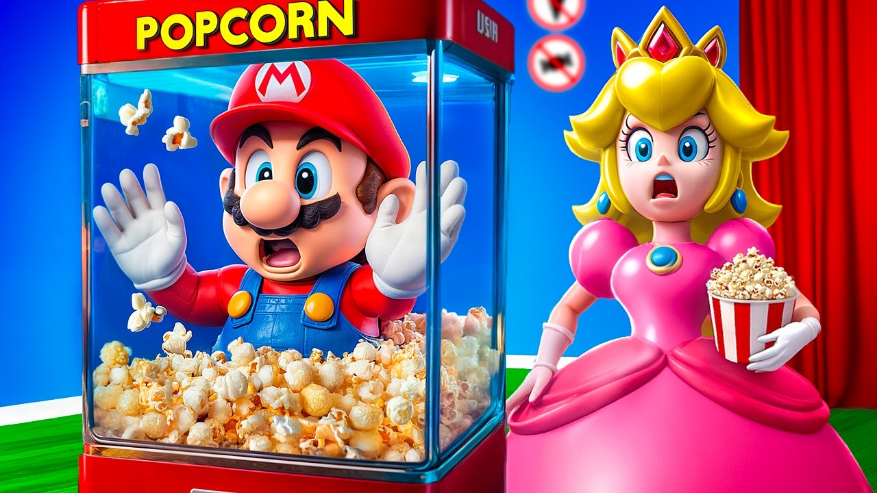영화관에 슈퍼히어로들! 마리오가 살아있나요? 마리오에게 무슨 일이?