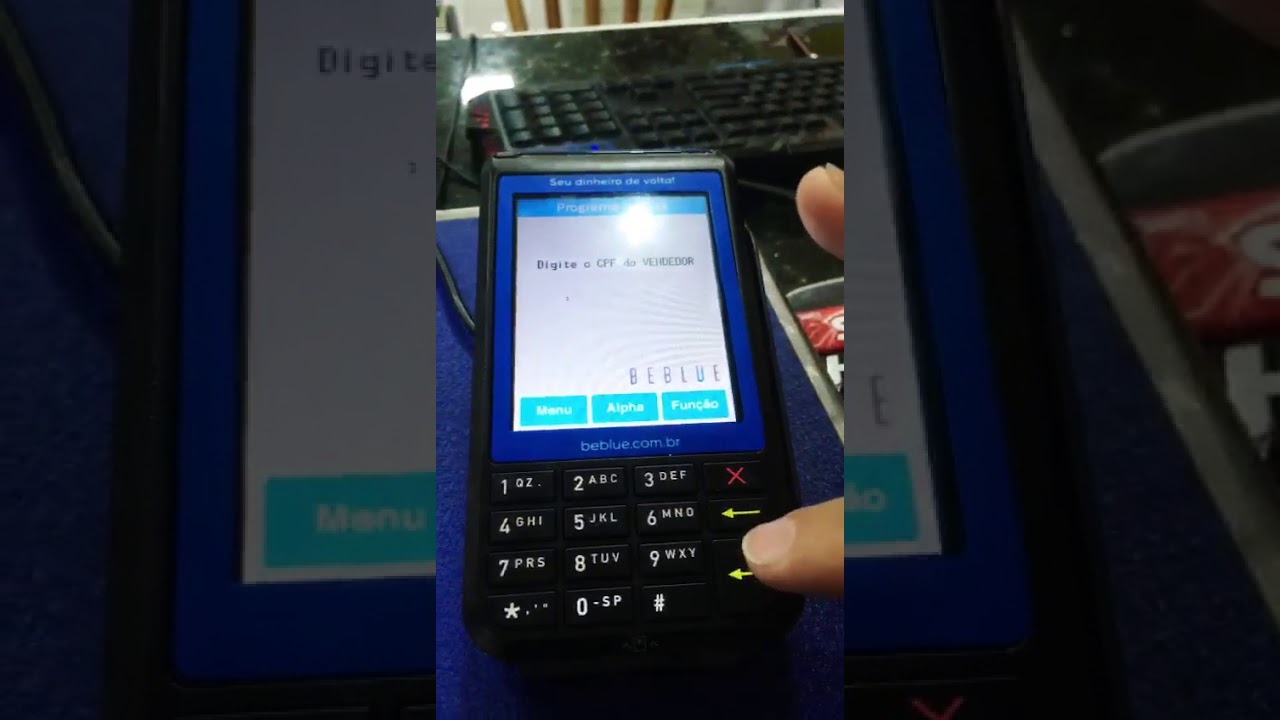 Recebendo saldo Beblue