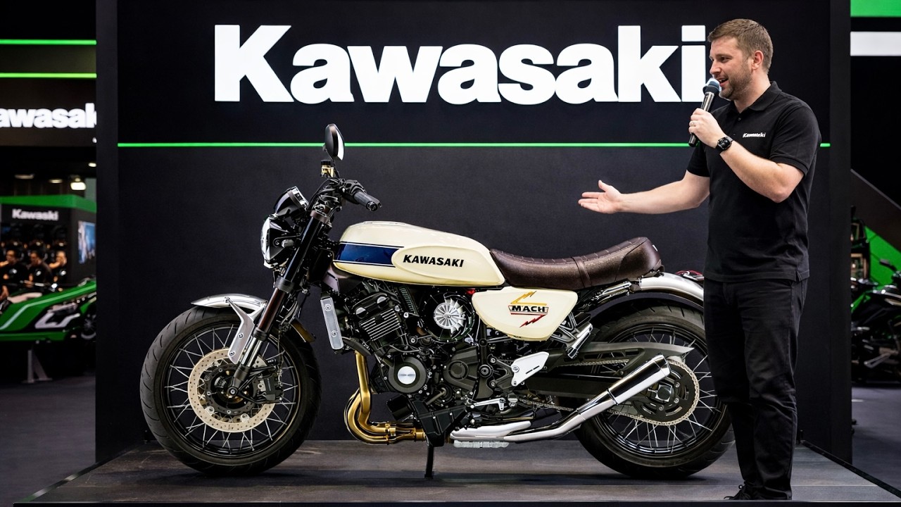 Представлен новый двухтактный мотоцикл KAWASAKI MACH 2026 года!!