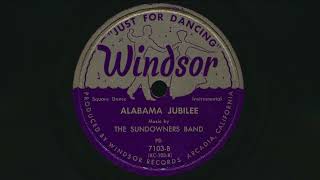 1951 THE SUNDOWN BAND Alabama Jubilee SQUARE DANCE Instrumental - 78 RPM Record @78rpm78