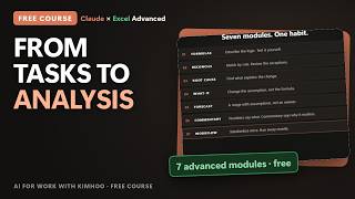Free Advanced Excel AI Course | Business Analysis with Claude