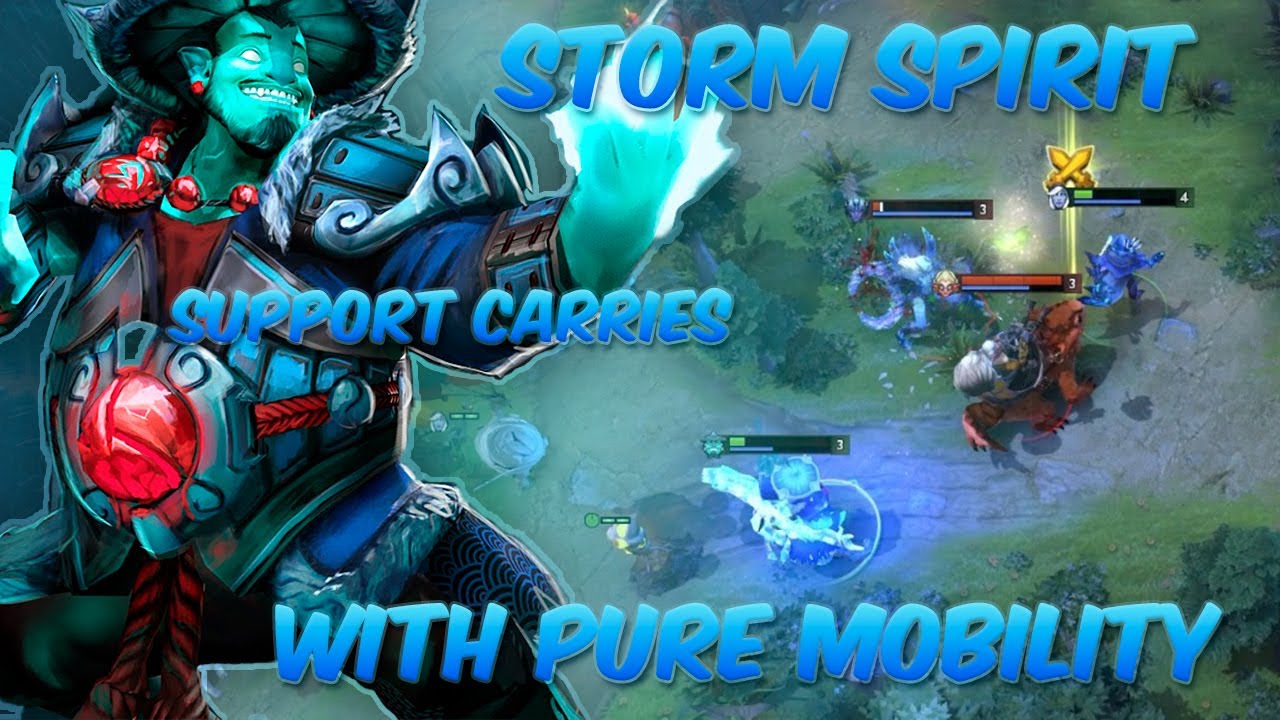 Storm Spirit SUPPORT Carries with Pure Mobility