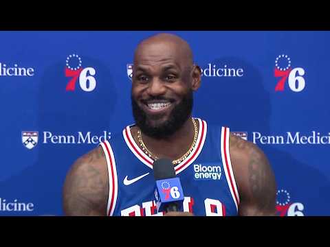 LeBron James on Why He Chose Philly, His New Teammates & Life Lessons at 76ers Media Day