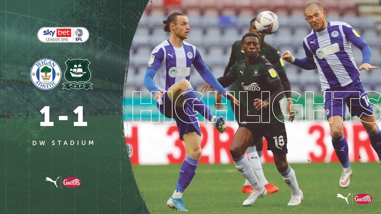 Highlights | Wigan Athletic 1-1 Plymouth Argyle