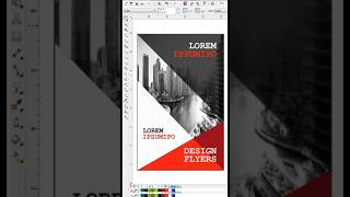 Shutterstock Flyer Template Design #coreldraw #tutorial #foryou #shorts #trending