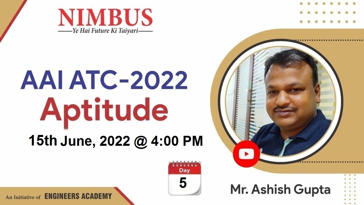 AAI ATC-2022 | Junior Executive | Aptitude | Free Online Classes | Live Session