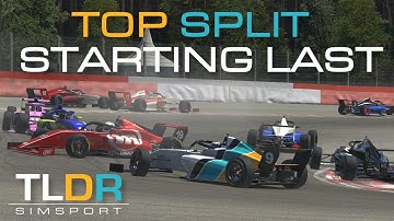 22S3 iRacing Formula iR-04 fixed at Spa - Starting last in top split
