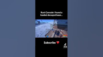 Rust Console I found a loaded decayed base…#shorts #rust #rustconsole