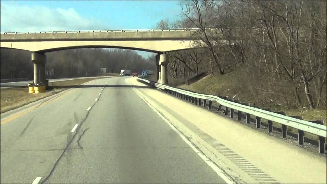 Illinois Interstate 74 West Mile Marker 220210 (3/12/13) YouTube