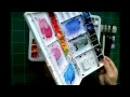 La caja paleta para acuarelas- Watercolor palette