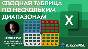 Сводные таблицы Excel по нескольким диапазонам