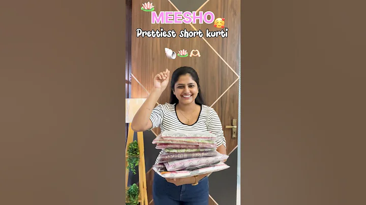 Prettiest short kurti meesho haul 💕#ytshorts #shortvideo #onlineshopping #meeshohaul ❤️