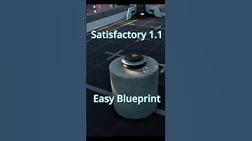 Satisfactory 1.1 Easy Power Blueprint #gaming
