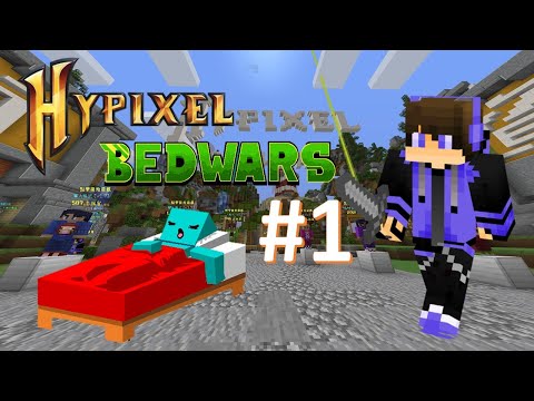 【hypixel｜床戰】#1 新手初次玩床戰，床床竟然沒爆掉?