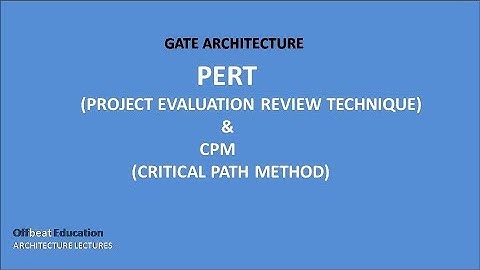 PERT & CPM -GATE ARCHITECTURE