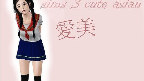 Sims 3 CAS - Asian Sim