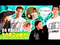 24 HORAS PEGADOS siendo GEMELOS 👶👶Mateo y Daniela JUNTOS TODO el DÍA ⏰ Reto del SIAMÉS