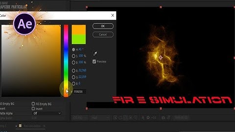 trapcode particular tutorial fire simulation