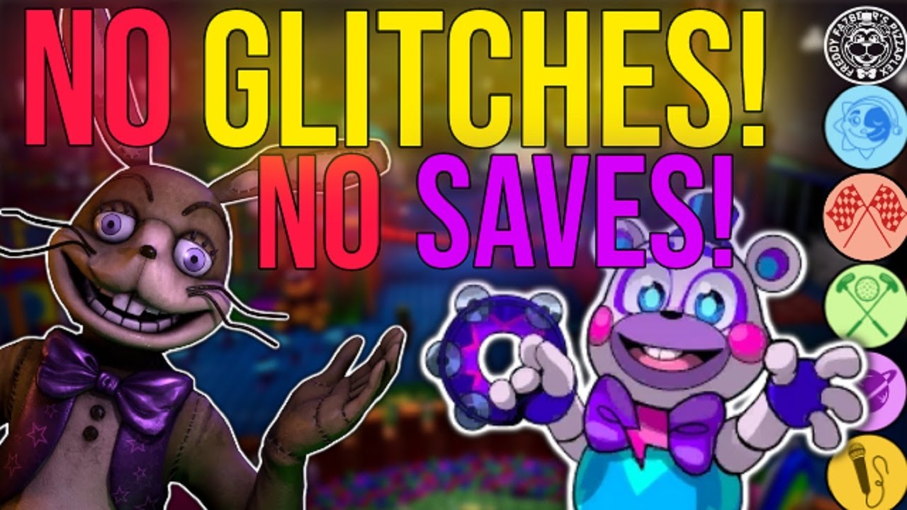 FNAF Security breach with NO GLITCHES OR SAVES! YouTube