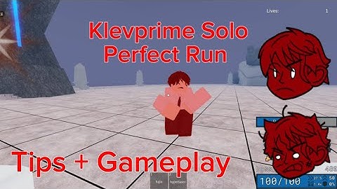 boss_klevprime Perfect Run (solo) | item asylum