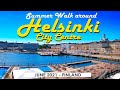 Summer Walk in Helsinki City Centre, June 2021, Finland [4K]