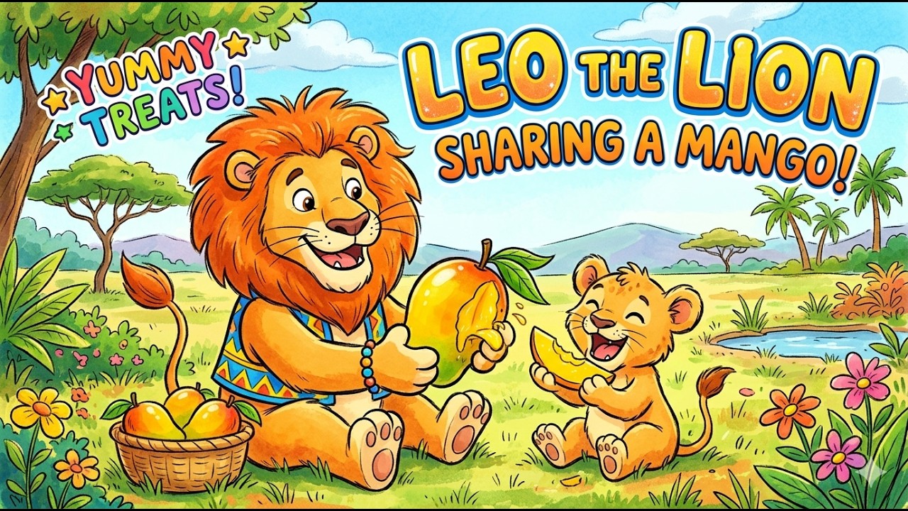 Leo the Lion Learns to Share 🦁 | Kids Story - YouTube