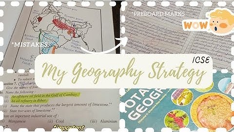 My Geography Strategy🤔|ICSE|Sem-2|Preboard paper|Maps|Mistakes