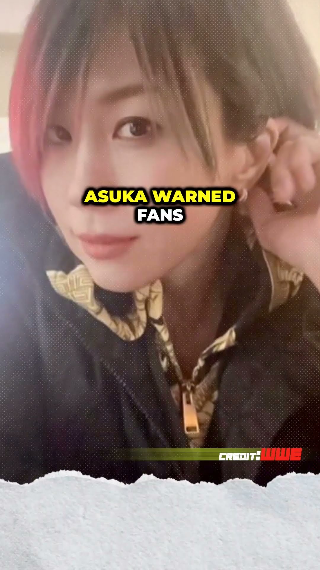 WWE star Asuka just had a terrifying experience #WWE #Asuka #Wrestling #shorts
