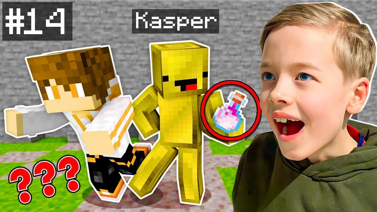 Kassu TROLLAA Robbea, mutta RAGEE Itse! 😂 | Minecraftia 9-Vuotiaan Kanssa! #14