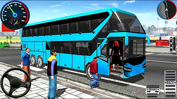Offroad Bus Simulator 3D Game  - City Coach Bus Simulator Game 2025 - Andriod Gameplay