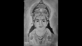 भगवान श्री राम जी का चीत्र 🏹  | Drawing Lord Shree Ram | :)