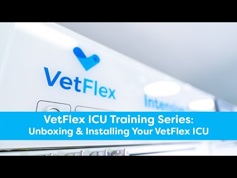 VetFlex ICU training video thumbnail: Unboxing & installing