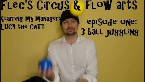 How to juggle 3 balls! Episode one: Circus & flow art basics.