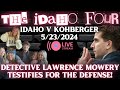 Detective lawrence mowery testifies for the defense idaho v bryan kohberger hearing 52324 live