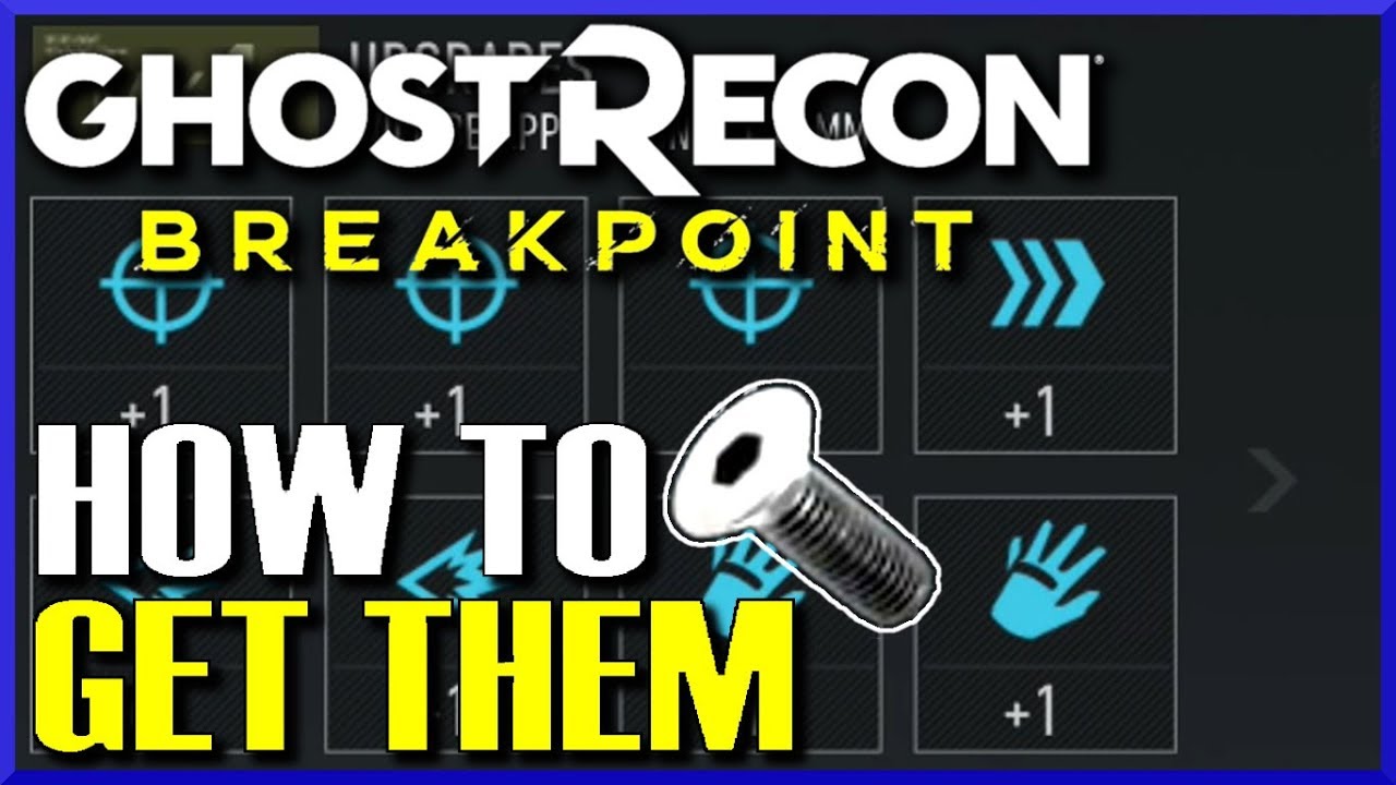 Ghost Recon Breakpoint HOW TO GET STANDARD WEAPON PARTS