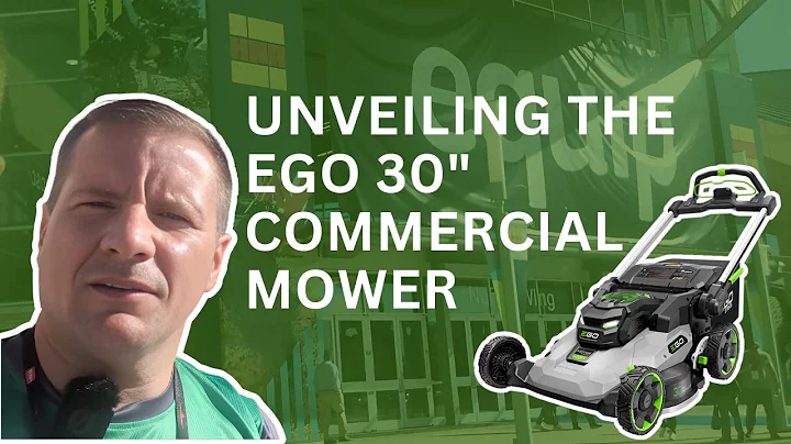 ✅ Unveiling the EGO 30" Commercial Mower | First Look & Features at Equip Expo 2025