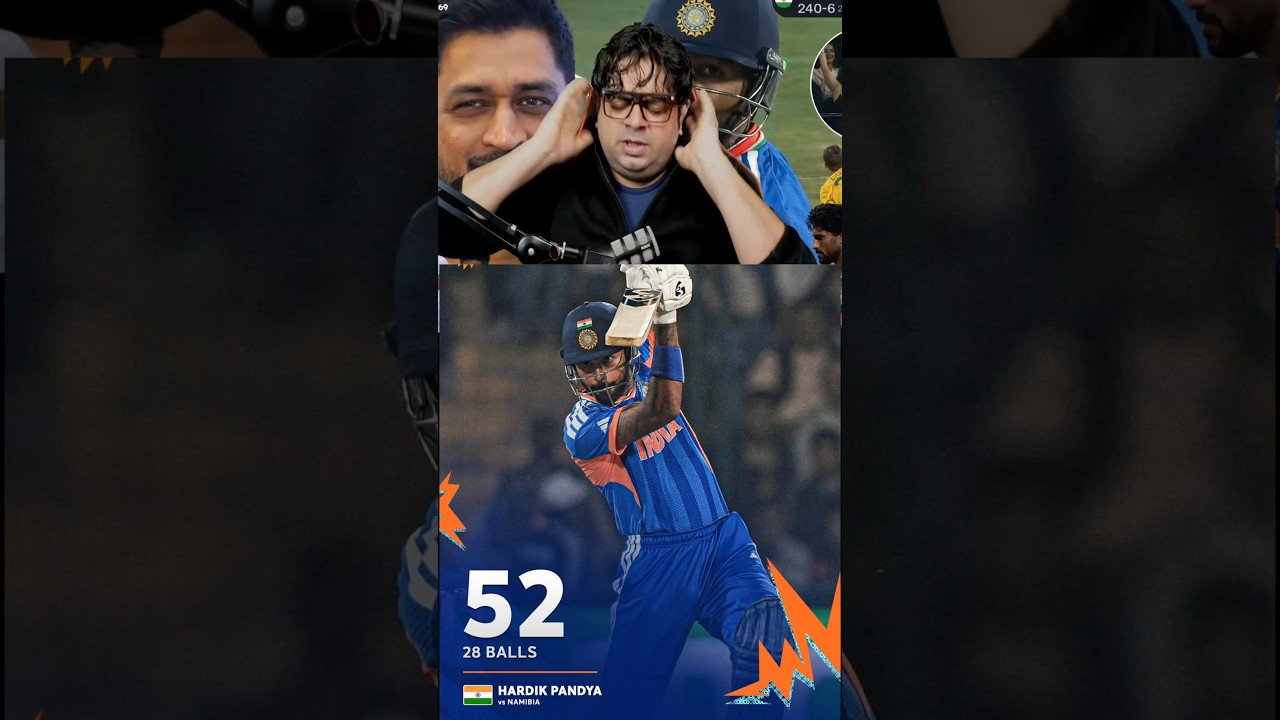 Hardik Pandya Goes Beast Mode | 52 Runs in Just 28 Balls 