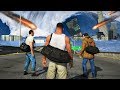 GTA 5 - Franklin, Michael & Trevor in a Natural Disaster! (Meteors, Tsunami & More)