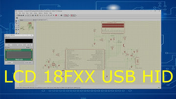 LCD 16x2 PIC 18F2550 USB HID