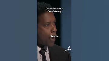 Denzel Washington Motivation on Commitment and Consistency #denzelwashington #motivation #quotes