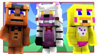 FNAF World - FUNTIME FOXY! (Minecraft FNAF World Roleplay) Night 9