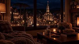 Fall Asleep in Gramado, Brazil 🌙 Rain, Fireplace & Soft Lo-Fi | Noite Relaxante em Gramado screenshot 5