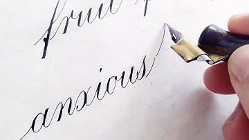 Copperplate Calligraphy Pangram