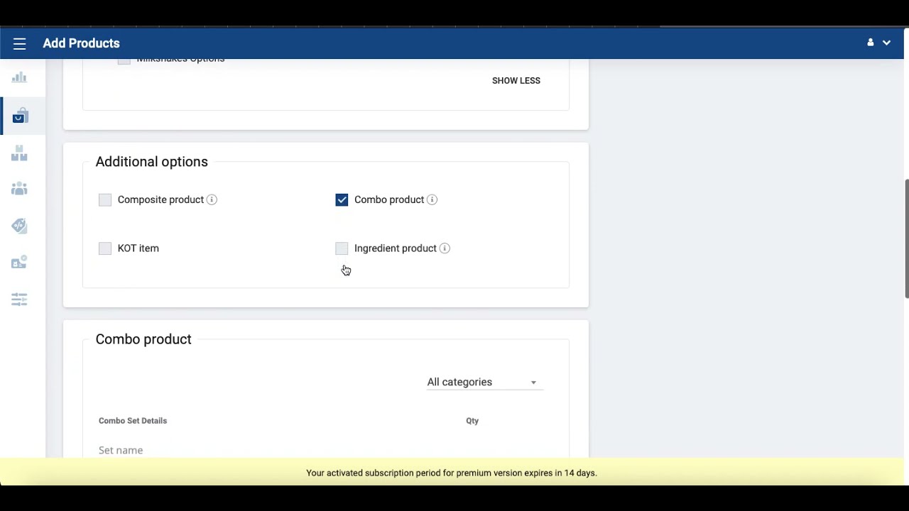 How To Add Combo Products