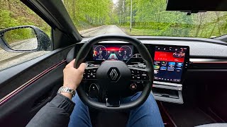 RENAULT MEGANE ETECH 2023  POV test drive (EV60, 220 HP)